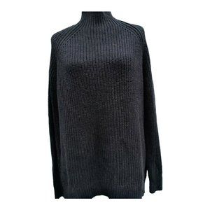 NEW Style & Co Women’s Sweater Funnel TurtleNeck Black Plus Size PXL